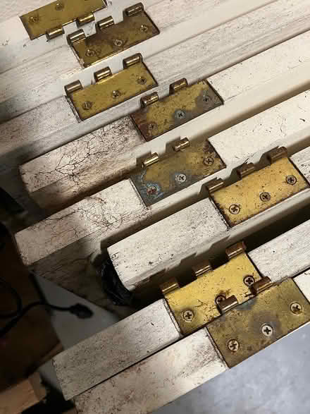 Photo of free White wooden shutters (Morgan hill) #3