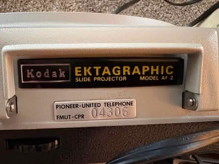 Photo of free Kodak Projector / lens for parts (Osseo (Main St and 6th St NE)) #3