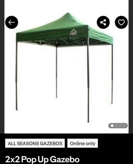 Photo of Small pop-up gazebo (Willingham) #1