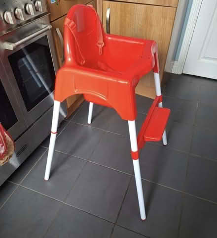 Photo of free Red high chair (South Gloucestershire BS16) #1