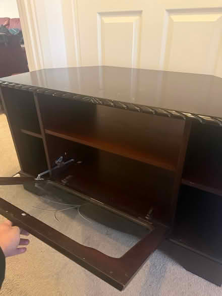 Photo of free Wooden table unit (Chellaston) #2