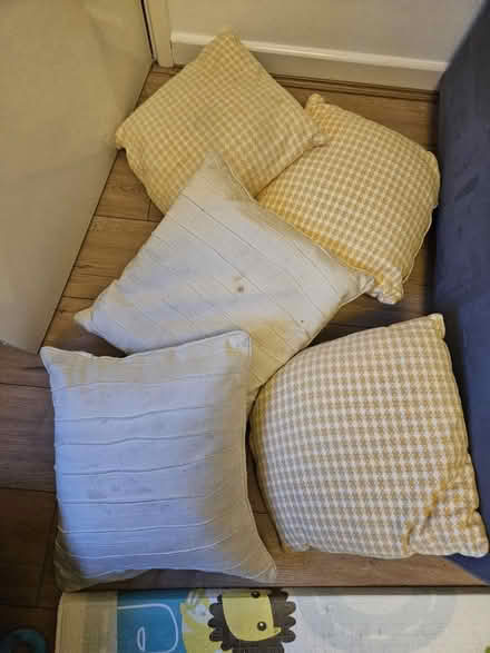 Photo of free 5 x cushions - covers are removable (Kenilworth CV8) #1