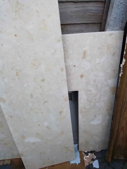 Photo of free Marble hearth (S42 chesterfield) #1