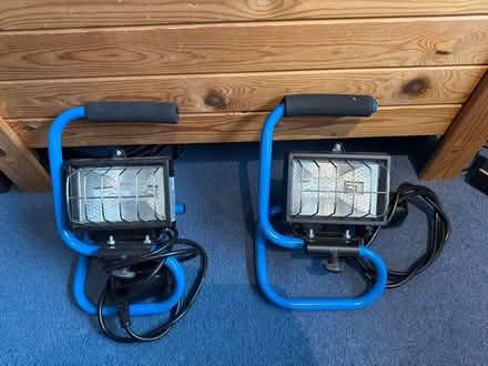 Photo of free Two work lights (Wincobank S9) #1