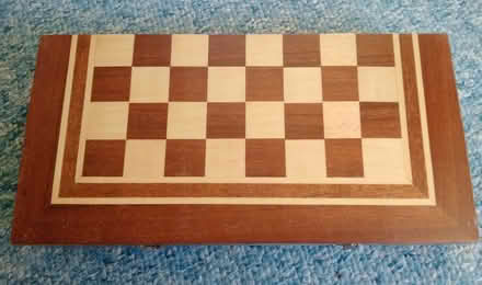 Photo of free Wooden chess and draughts set (Emsworth PO10) #2