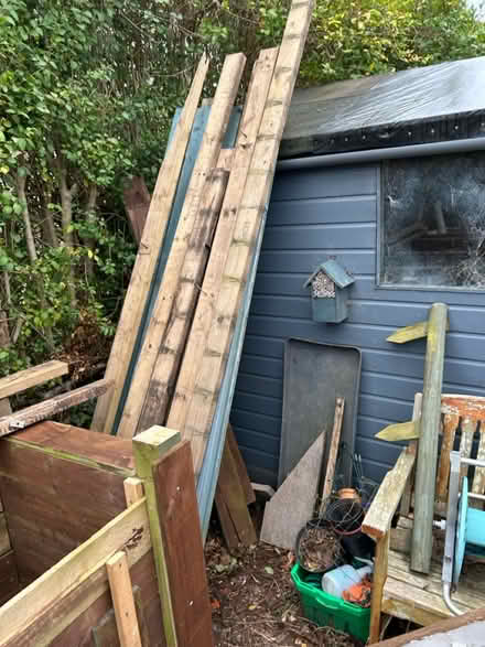 Photo of free Large amount- pressure treated wood (Near Cameron Toll EH16) #1