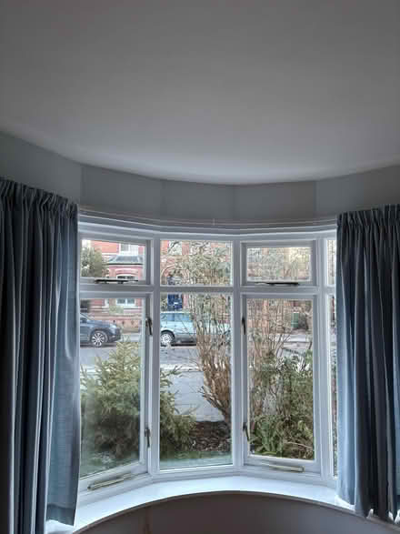 Photo of free Light blue curtains (Royal Leamington Spa CV31) #2