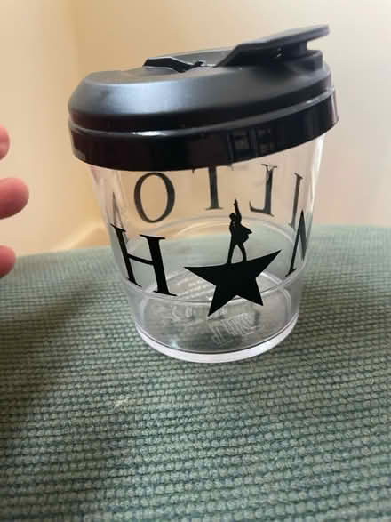 Photo of free Hamilton musical souvenir cup (Chevy Chase DC) #1