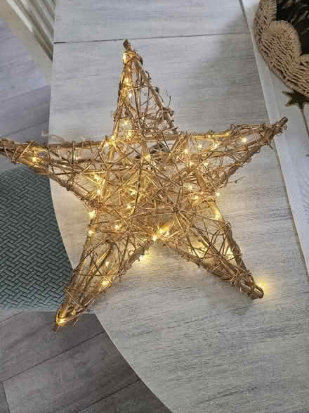 Photo of free Xmas Star Decoration with Lights (Eastham CH62) #1