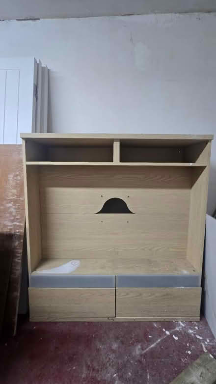 Photo of free Wooden TV unit and PC table (HA0) #3