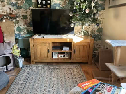 Photo of free TV Unit in Light Wood (Bricknells Meadow OX28) #1