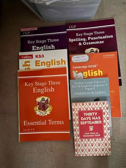 Photo of free English text books (Kings Hill ME19) #1