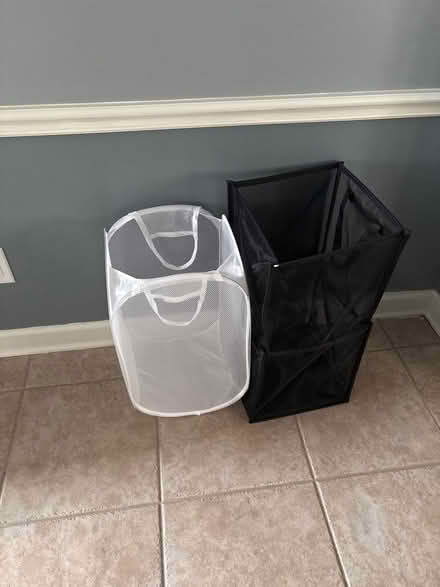 Photo of free Collapsing Laundry Hamper (Pinebrook/Middlebrook) #1