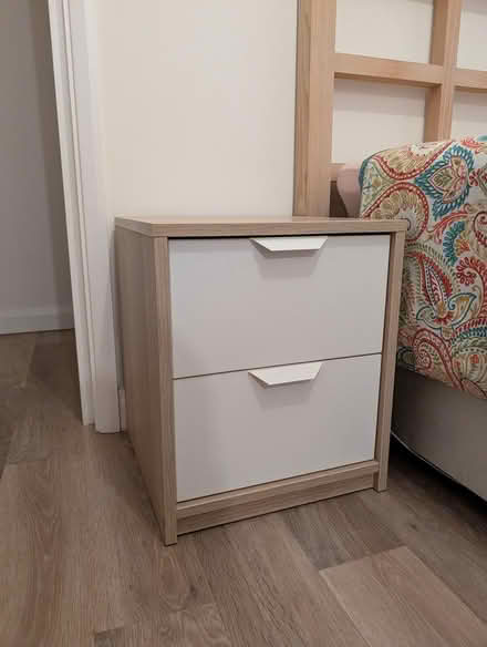 Photo of free Headboard and nightstand (North Wembley) #2