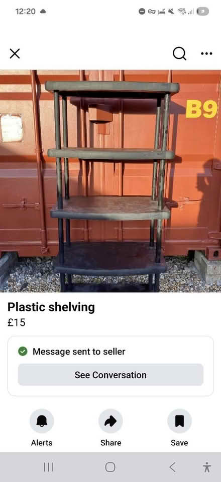 Photo of Plastic shelving for shed (BN11 worthing) #1