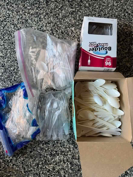 Photo of free Plastic cutlery - spoons & forks (Boca Chase) #1
