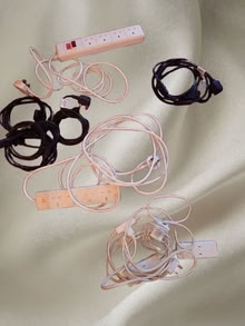 Photo of free mains cable extension leads (ONE LOT) (Purbrook PO7) #1