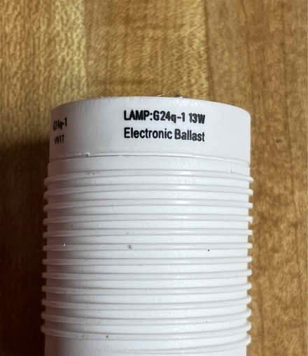 Photo of free GU24 light bases (Countryside) #1