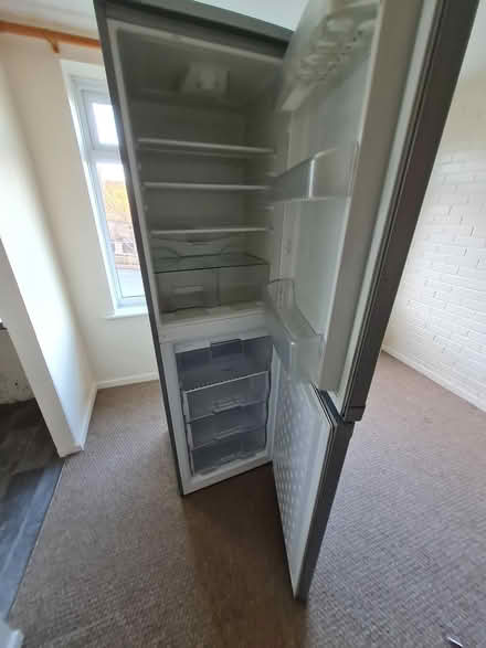 Photo of free silver tall Beko Fridgefreezer (Back edge S6) #2