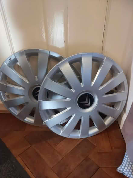 Photo of free 2 brand new 16" Citroen hub caps (Gorse Hill GU22) #1
