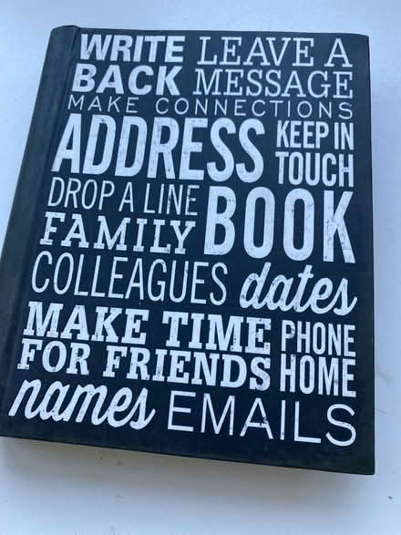 Photo of free Address book (SW20 Raynes Park) #1