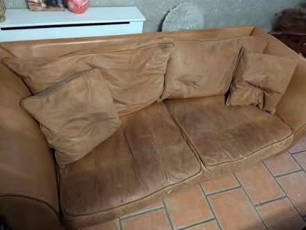 Photo of free Leather Sofa - Must Go Now! (CT1) #2