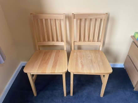 Photo of free 2 wooden chairs #2 (Wisewood/Hillsborough S6 4) #1