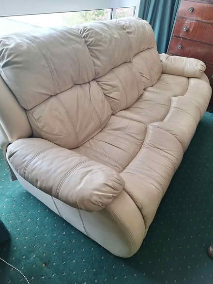 Photo of free 3 seater leather suite (ballinteer) #2