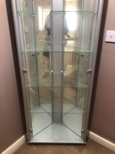 Photo of free Glass Mirrored Display Cabinet VGC (B30 Kings Norton) #1