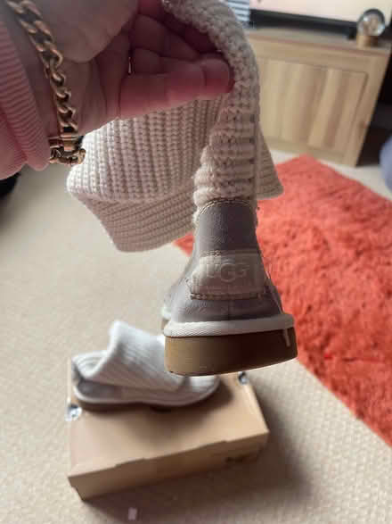 Photo of free Cream and grey Ugg boots size 6.5-7 (Kenilworth CV8) #2