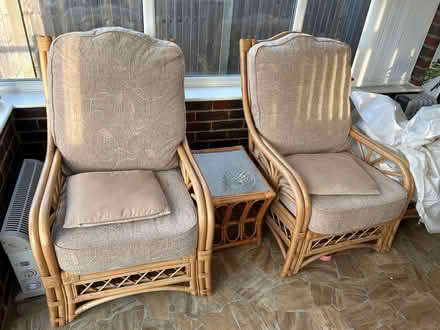 Photo of free Wicker Conservatory Furniture Set (ME12 4aj) #1