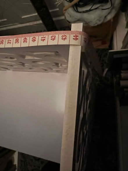 Photo of free Small acrylic white shelving unit (LU6 Central Dunstable) #4