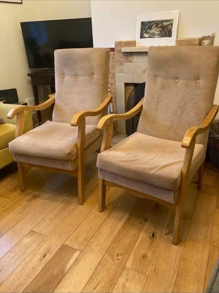 Photo of free Armchairs/ Fireside Chairs x 2 (Perrystown Dublin 12) #1