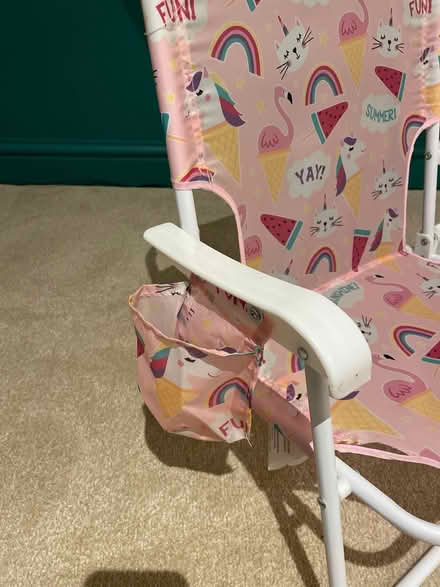 Photo of free Children’s fold up beach chair (BH18) #3