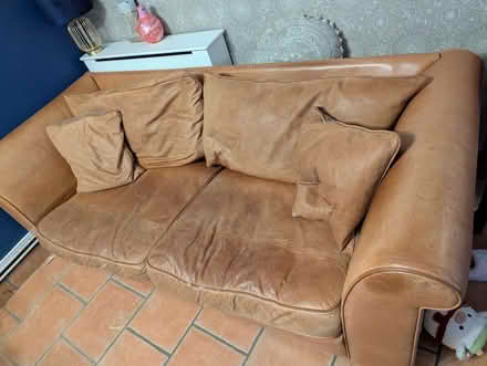 Photo of free Leather Sofa - Must Go Now! (CT1) #1