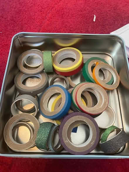 Photo of free Various washi tapes in metal tin (Abingdon OX14) #1