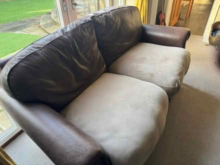 Photo of free Laura Ashley Leather Sofa (Twyford RG10) #1