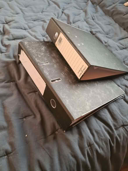 Photo of free 2 Lever arch files (Kings Heath B13) #1