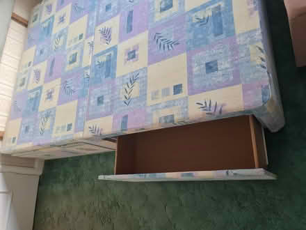 Photo of free 4'6" dbl bed base & headboard (CT6) #2