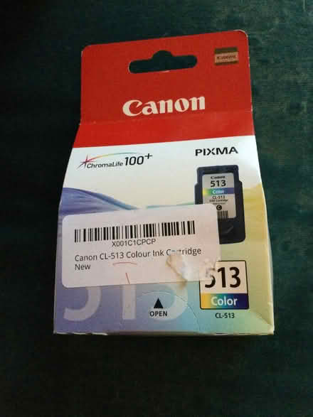 Photo of free Canon inkjet cartridge Colour 513 (Lightpill GL5) #1