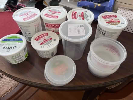 Photo of free Yogurt containers with lids (South Berkeley) #1
