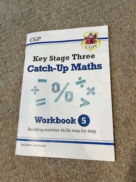 Photo of free KS3 Catch up Maths Workbook (Cambridge GL2) #1
