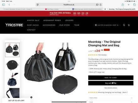 Photo of free Moonbag- heavy duty swimming changing bag for use outside. (Palmers Green N14) #3