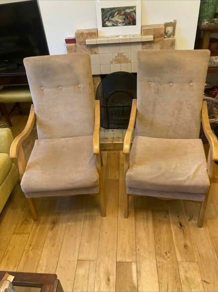 Photo of free Armchairs/ Fireside Chairs x 2 (Perrystown Dublin 12) #2
