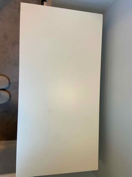Photo of free White desk with drawer (Islington North N4) #3