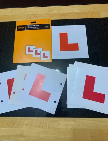 Photo of free L plates (Gobowen SY10) #1