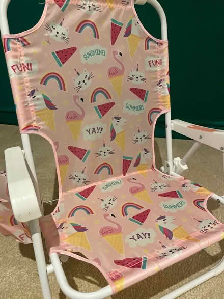 Photo of free Children’s fold up beach chair (BH18) #2