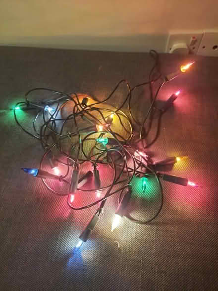 Photo of free 20 simple coloured Christmas lights (Desford LE9) #2
