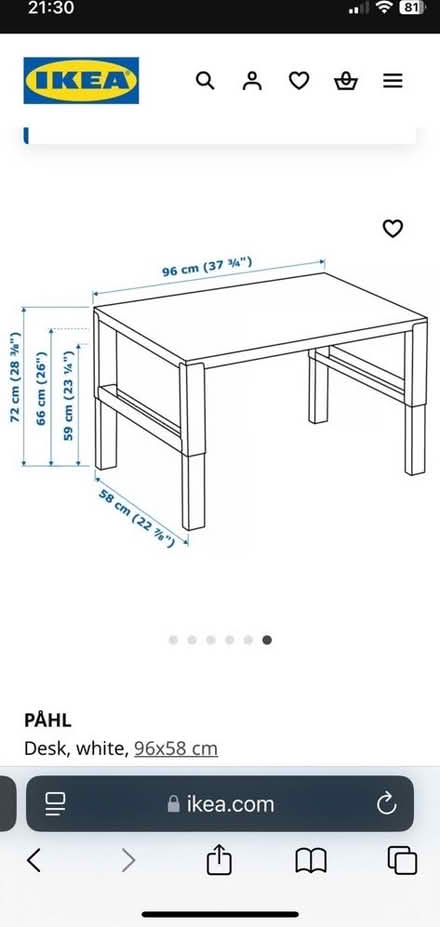 Photo of free Ikea Pahl children’s desk (World's End RH15) #2