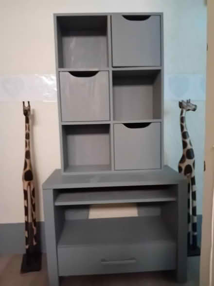 Photo of free Grey wooden unit (Long Eaton) #2